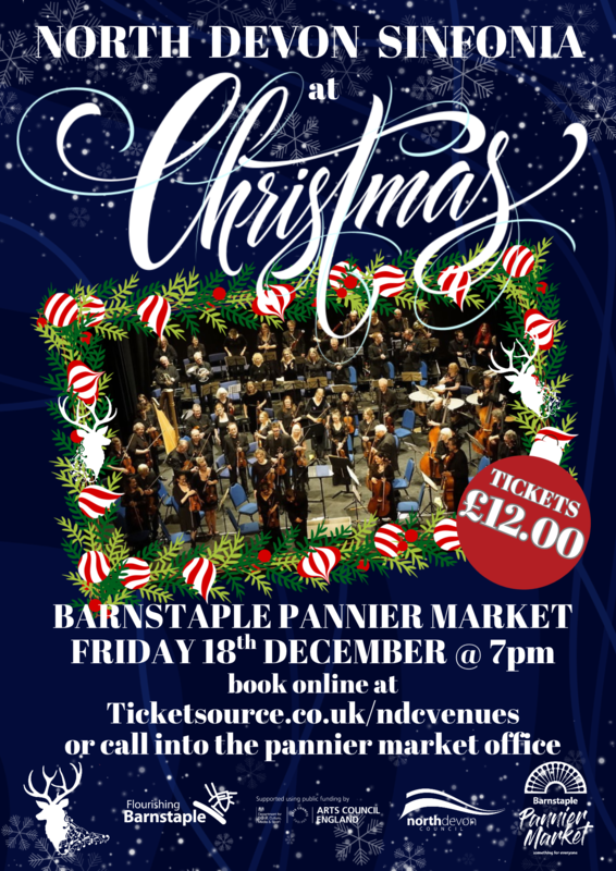 Christmas concert Barnstaple Pannier Market